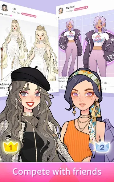 SuitU: Fashion Avatar Dress Up [MOD: безлимитные деньги и одежда] — Скачать бесплатно (APK) — скриншот 5
