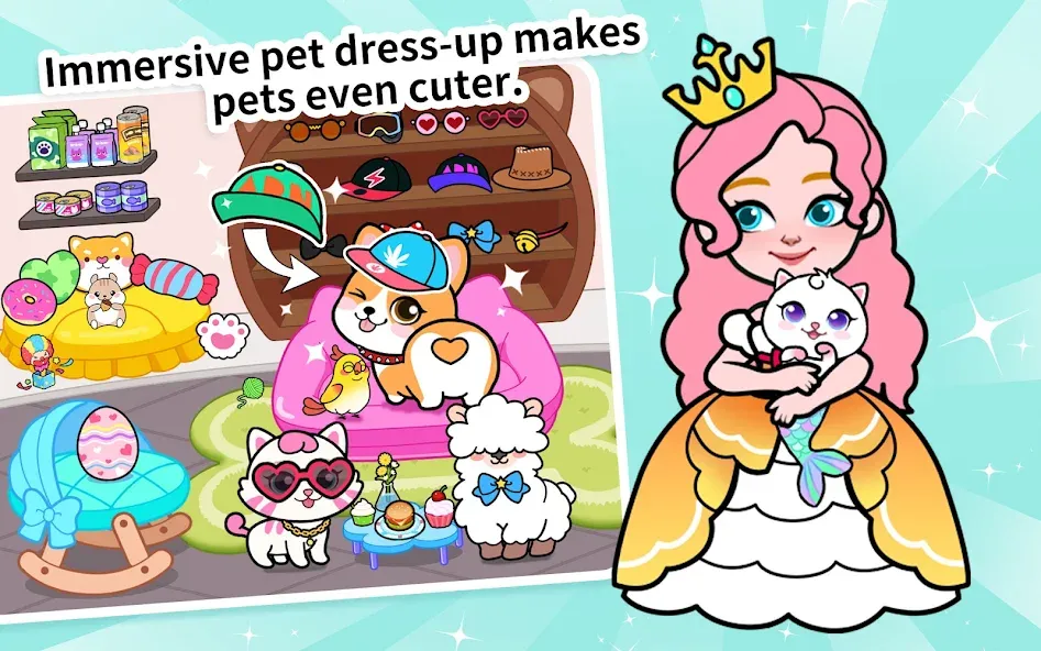 Скачать Paper Princess's Dream Castle [MOD: безлимитные монеты и все наряды] на телефон — скриншот 3