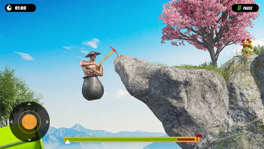 Hammer Climber Man: Pot Man 3D [MOD: безлимитные деньги и всё открыто] на Андроид — скриншот 1
