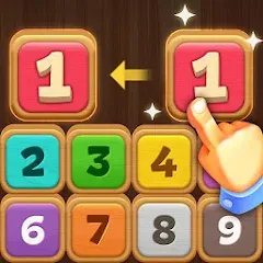 Взломанная Merge Wood: Block Puzzle [MOD: безлимитные монеты и подсказки] на Андроид