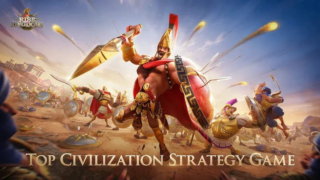 Скачать Rise of Kingdoms: Lost Crusade [MOD: безлимитные ресурсы и ускоренное развитие] — скриншот 1