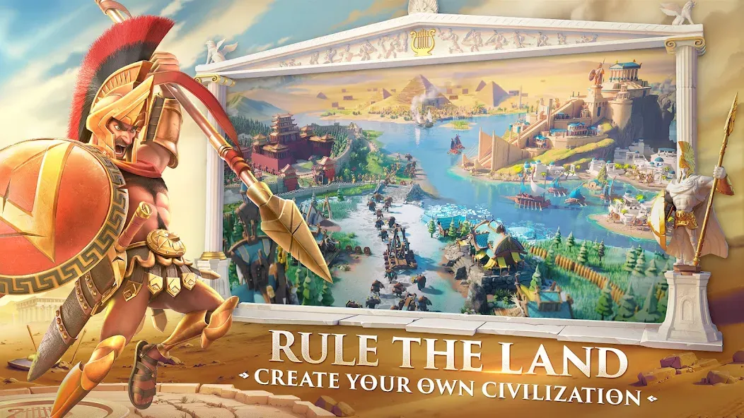 Скачать Rise of Kingdoms: Lost Crusade [MOD: безлимитные ресурсы и ускоренное развитие] — скриншот 3