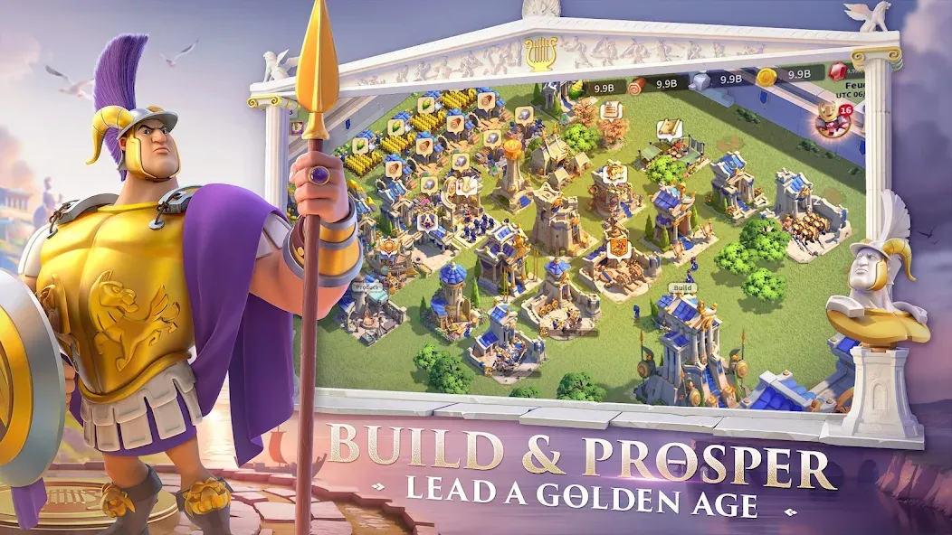Скачать Rise of Kingdoms: Lost Crusade [MOD: безлимитные ресурсы и ускоренное развитие] — скриншот 5