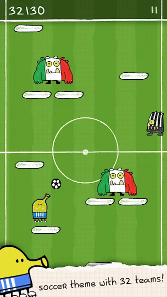 Взломанная Doodle Jump [MOD: безлимитные жизни и ускоренный прыжок] на Андроид — скриншот 5