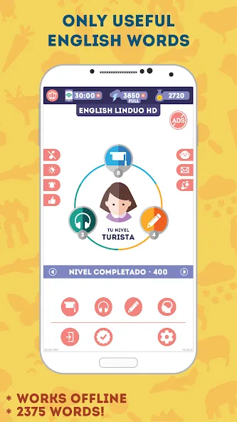 English for Beginners: LinDuo [MOD: открыты все уроки и слова] на Андроид — скриншот 3