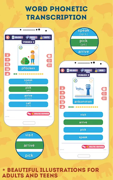 English for Beginners: LinDuo [MOD: открыты все уроки и слова] на Андроид — скриншот 5