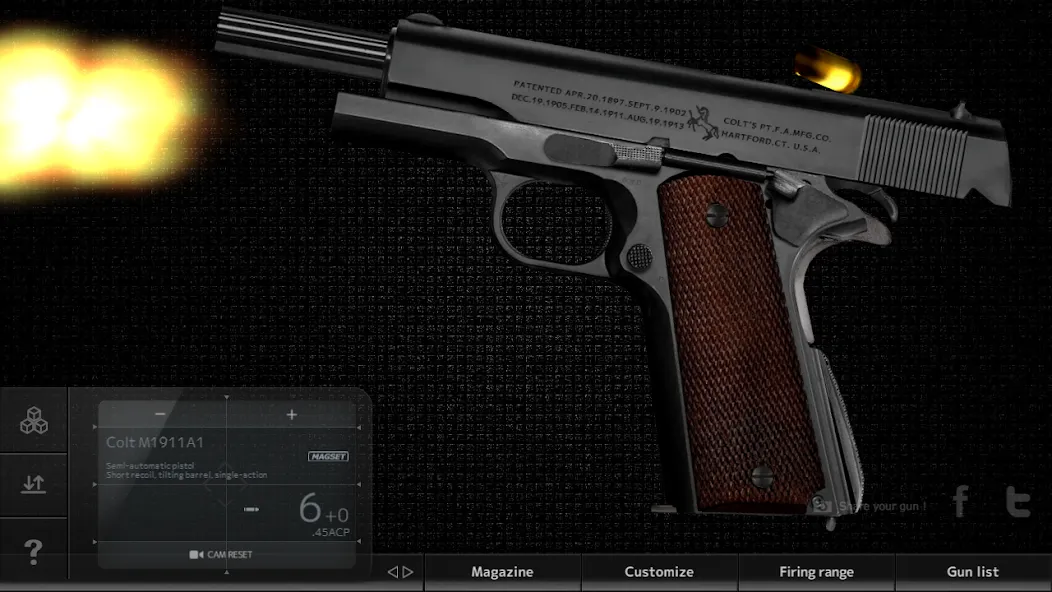 Скачать Magnum3.0 Gun Custom Simulator [MOD: без рекламы и полный доступ] на телефон — скриншот 1