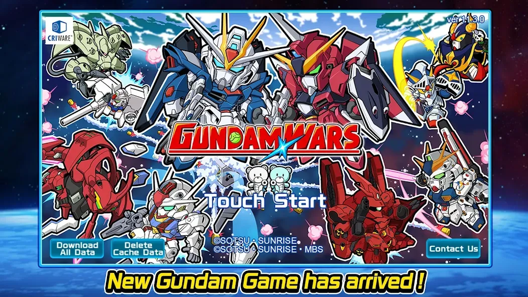 LINE: Gundam Wars [MOD: безлимитные ресурсы и мощные юниты] последняя версия — скриншот 1