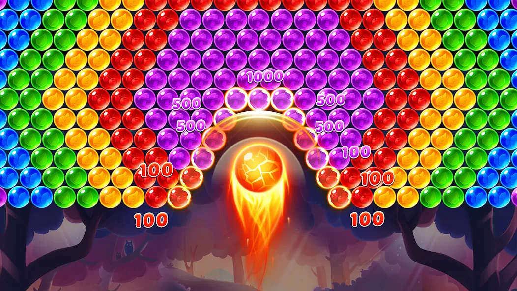 Скачать взлом Bubble Shooter Genies [MOD: безлимитные монеты и жизни] — скриншот 1