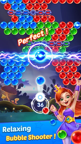 Скачать взлом Bubble Shooter Genies [MOD: безлимитные монеты и жизни] — скриншот 4