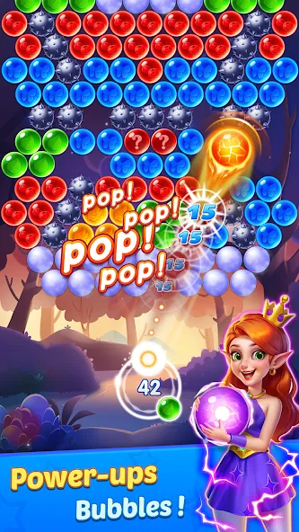 Скачать взлом Bubble Shooter Genies [MOD: безлимитные монеты и жизни] — скриншот 5