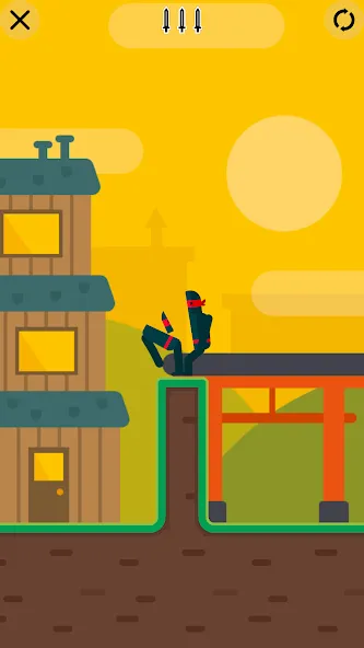 Mr Ninja - Slicey Puzzles [MOD: безлимитные подсказки и открыты все уровни] (Бесплатно / APK) — скриншот 5