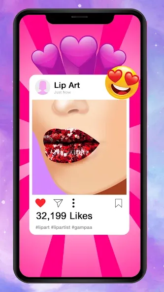 Lip Art Makeup Beauty Game [MOD: безлимитные деньги и все скины] на Андроид — скриншот 2