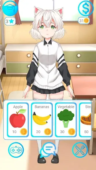My anime girl 2 [MOD: безлимитные деньги и все наряды] (Бесплатно / APK) — скриншот 2