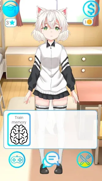 My anime girl 2 [MOD: безлимитные деньги и все наряды] (Бесплатно / APK) — скриншот 3