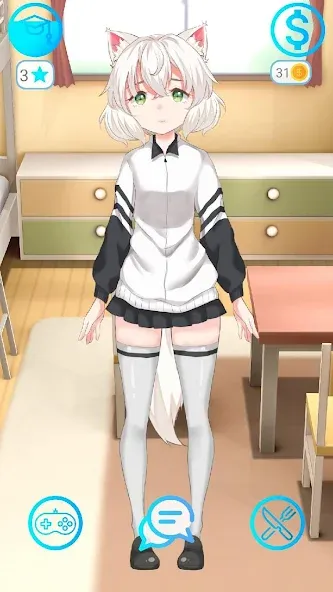 My anime girl 2 [MOD: безлимитные деньги и все наряды] (Бесплатно / APK) — скриншот 5
