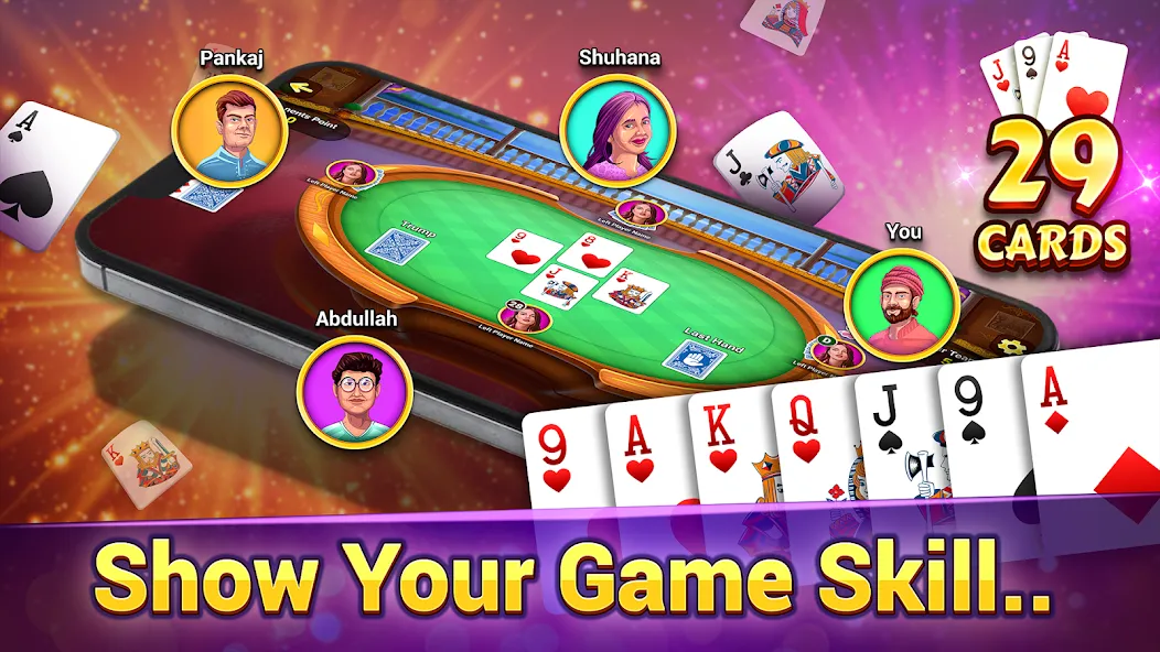 Скачать Card Hero- 29, Hazari & more [MOD: безлимитные монеты и подсказки] — скриншот 2