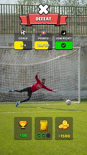 Live Penalty [MOD: реалистичные пенальти без ограничений] на Андроид — скриншот 2
