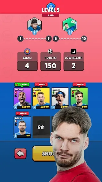 Live Penalty [MOD: реалистичные пенальти без ограничений] на Андроид — скриншот 3