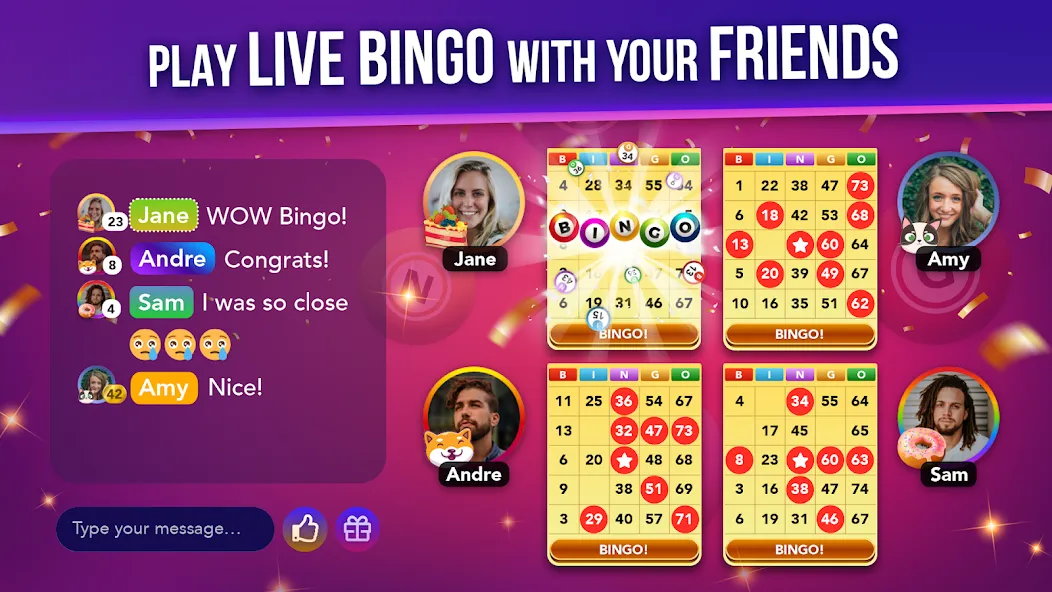 Скачать Live Play Bingo: Real Hosts [MOD: безлимитные фишки и бонусы] — скриншот 5
