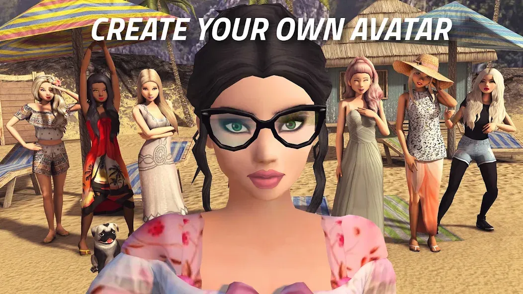Avakin Life - 3D Virtual World [MOD: безлимитные монеты и премиум-объекты] (Бесплатно / APK) — скриншот 1