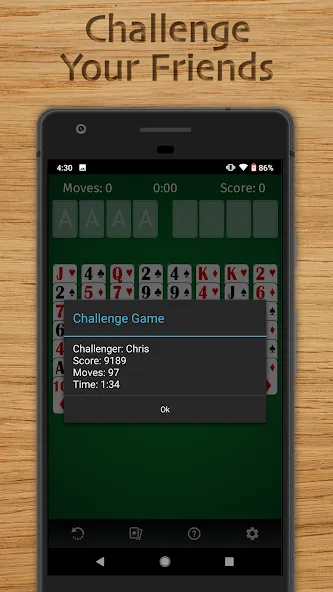 FreeCell Solitaire Classic [MOD: без рекламы и подсказок] на Андроид — скриншот 4
