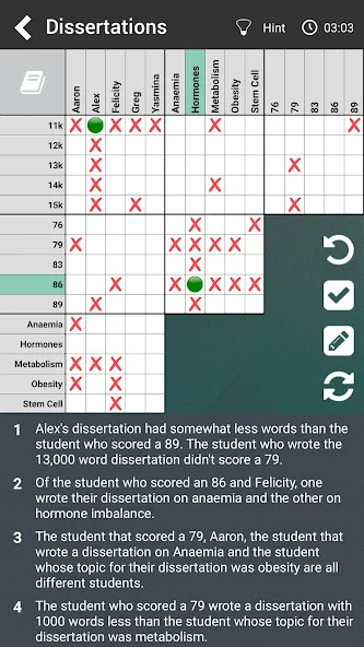 Logic Puzzles Daily - Solve Lo [MOD: без рекламы и все подсказки бесплатны] на Андроид — скриншот 1