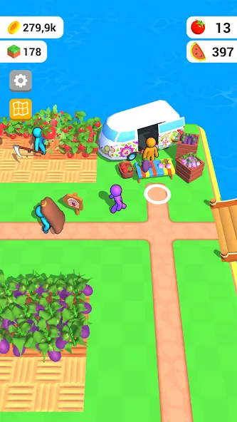 Farm Land - Farming life game [MOD: безлимитные монеты и ресурсы] на Андроид — скриншот 2