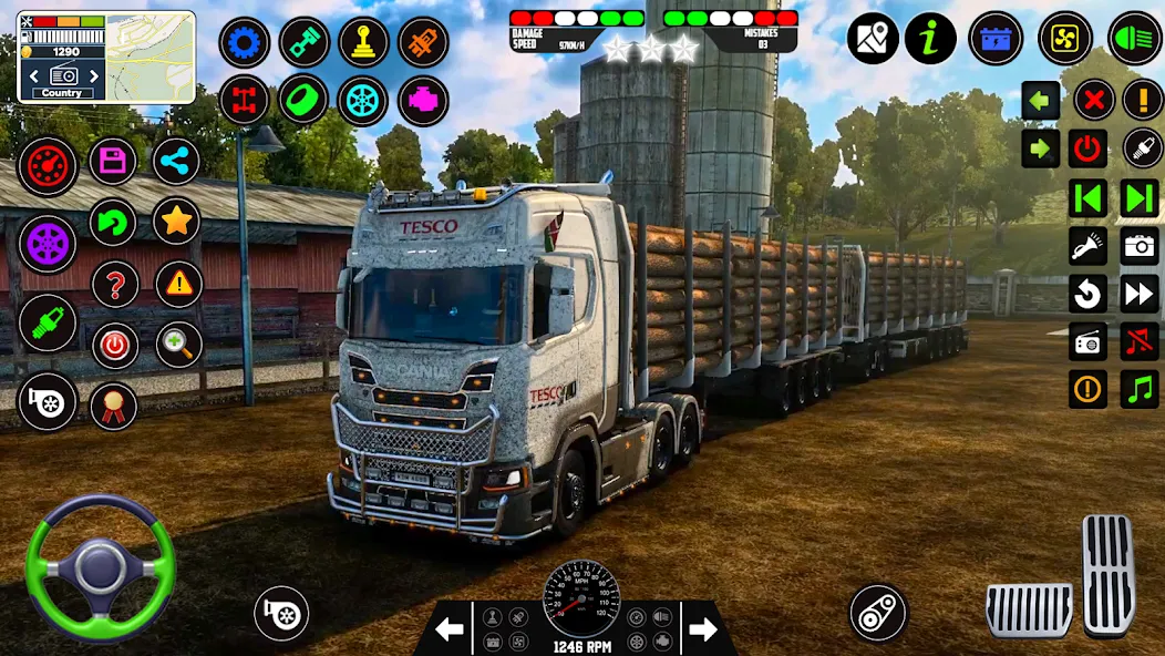 City Truck Simulator 2023 [MOD: безлимитные деньги и топливо] на Андроид — скриншот 2