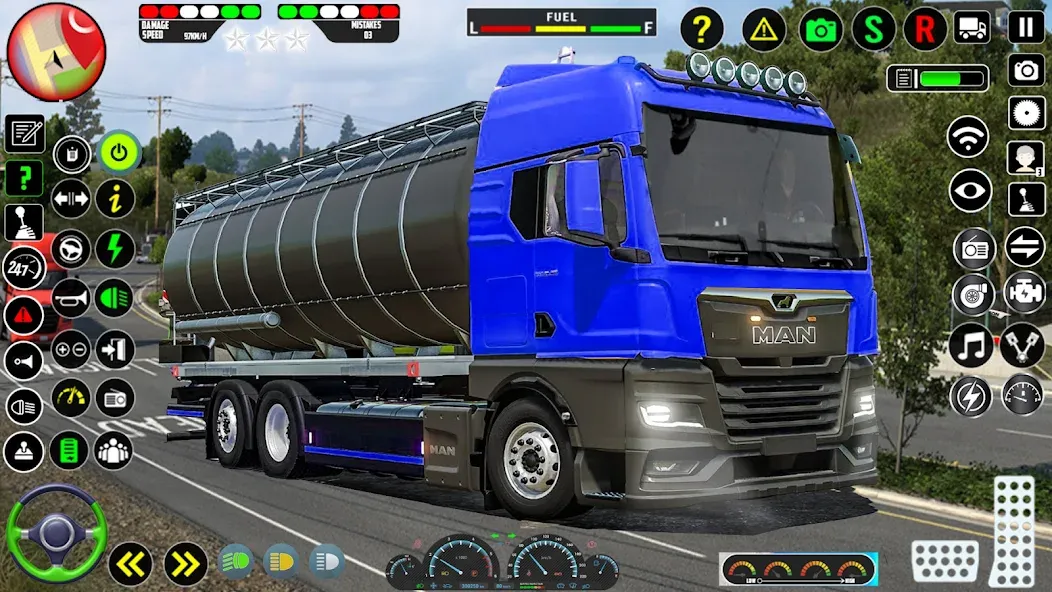 City Truck Simulator 2023 [MOD: безлимитные деньги и топливо] на Андроид — скриншот 4