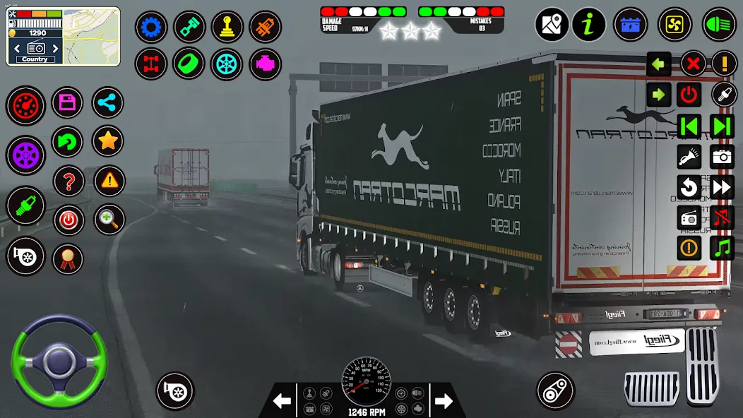 City Truck Simulator 2023 [MOD: безлимитные деньги и топливо] на Андроид — скриншот 5