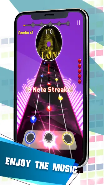 Скачать Guitarist 2: Guitar Music Game [MOD: идеальный ритм и все песни] — скриншот 5