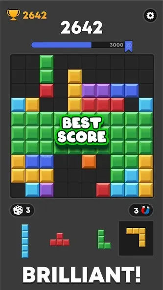 Скачать взлом Block Mania - Block Puzzle [MOD: безлимитные монеты и подсказки] — скриншот 2