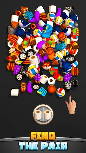 Match 3D -Matching Puzzle Game [MOD: безлимитные подсказки и монеты] — Скачать бесплатно (APK) — скриншот 2