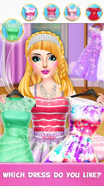 Скачать Braided Hair Salon Girls Games [MOD: безлимитные деньги и всё открыто] на телефон — скриншот 5