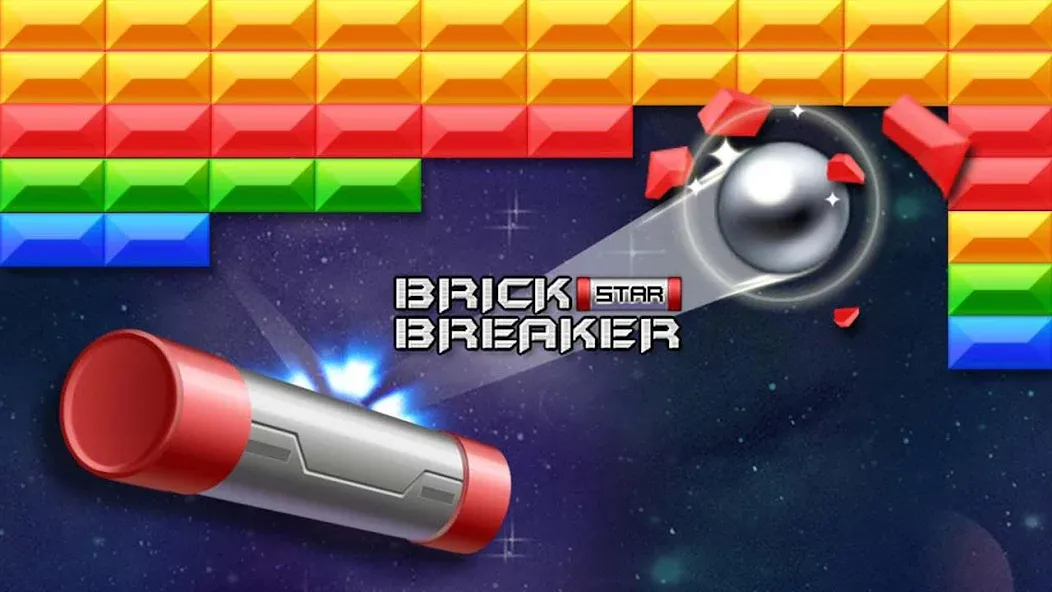 Brick Breaker Star: Space King [MOD: без рекламы и бесконечные жизни] на Андроид — скриншот 2