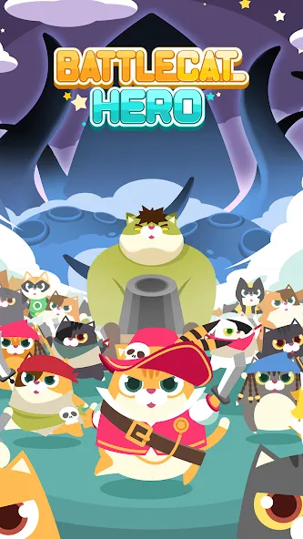 Battle Cat Hero [MOD: безлимитные монеты и усиленный урон] последняя версия — скриншот 1