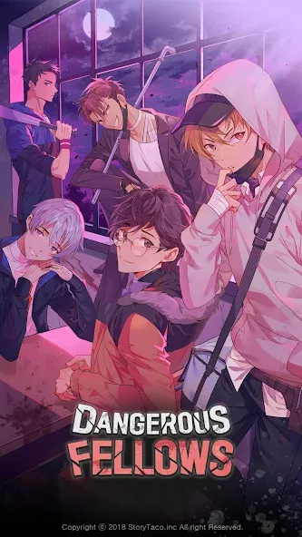 Dangerous Fellows:Otome Dating [MOD: безлимитные билеты и открыты все истории] — Скачать бесплатно (APK) — скриншот 1