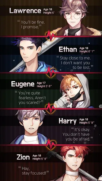Dangerous Fellows:Otome Dating [MOD: безлимитные билеты и открыты все истории] — Скачать бесплатно (APK) — скриншот 3