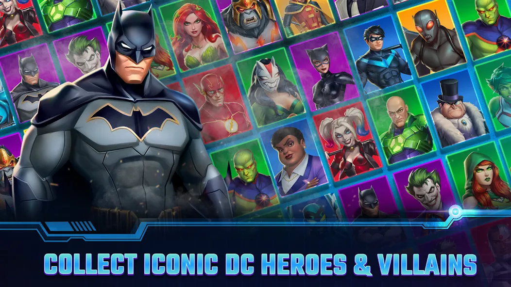DC Heroes & Villains: Match 3 [MOD: безлимитные деньги и энергия] — Скачать бесплатно (APK) — скриншот 1
