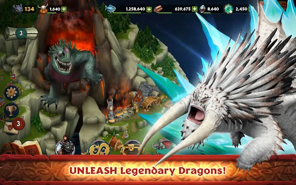 Скачать взлом Dragons: Rise of Berk [MOD: безлимитные ресурсы и быстрый прогресс] — скриншот 5