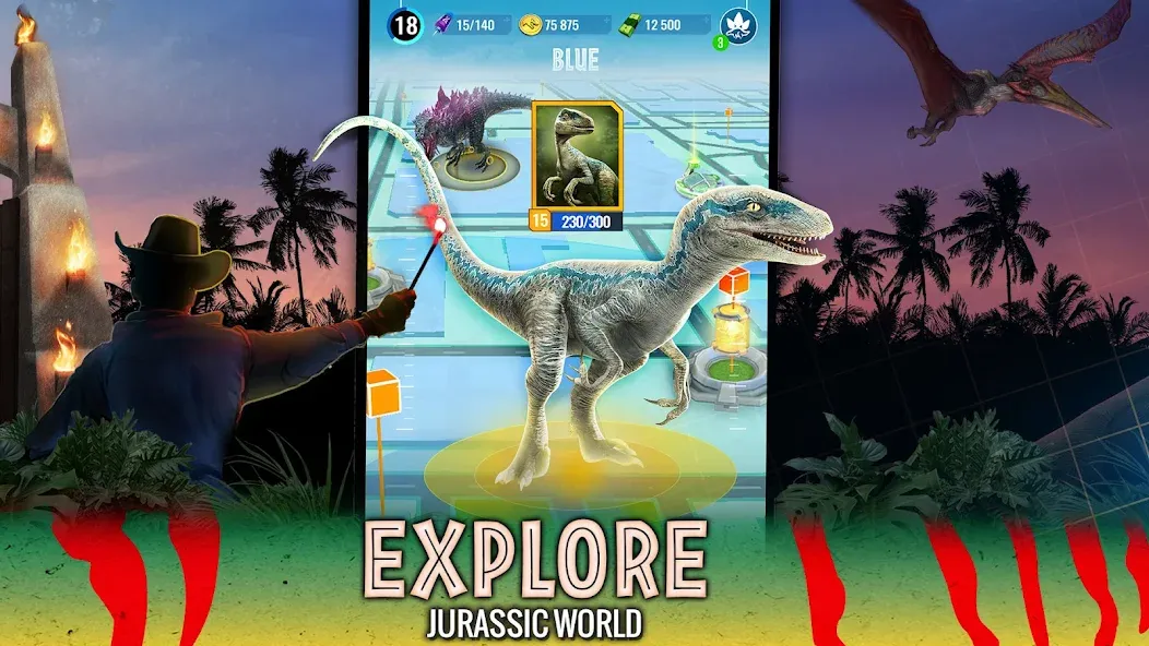 Jurassic World Alive [MOD: безлимитные ресурсы и открыты все динозавры] (Бесплатно / APK) — скриншот 2