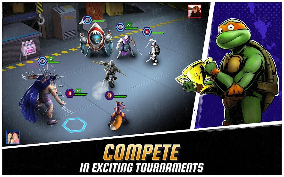 Взломанная Ninja Turtles: Legends [MOD: безлимитные деньги и усиленные герои] на Андроид — скриншот 3