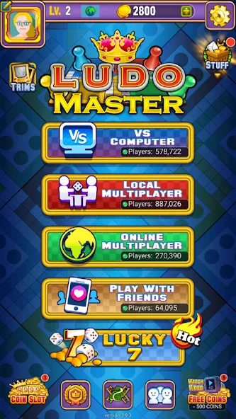Скачать Ludo Master™ - Ludo Board Game [MOD: безлимитные монеты и всё открыто] на телефон — скриншот 4