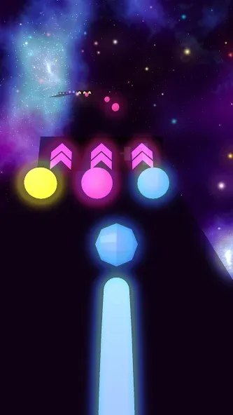 Взломанная Balls Road: Color Run 3D [MOD: много денег и все скины] на Андроид — скриншот 1