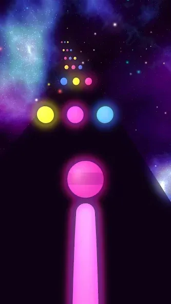Взломанная Balls Road: Color Run 3D [MOD: много денег и все скины] на Андроид — скриншот 2