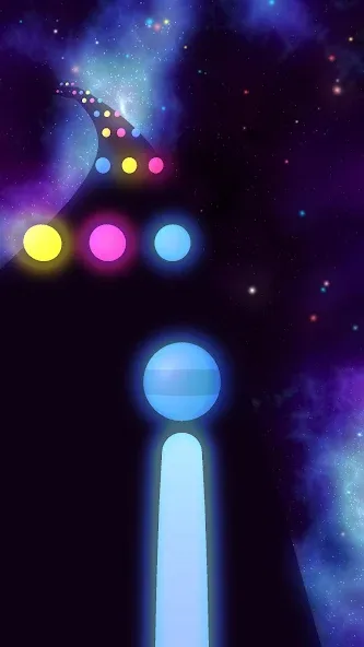 Взломанная Balls Road: Color Run 3D [MOD: много денег и все скины] на Андроид — скриншот 4