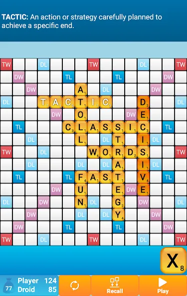 Classic Words Solo [MOD: подсказки и безлимитные ходы] (Бесплатно / APK) — скриншот 3