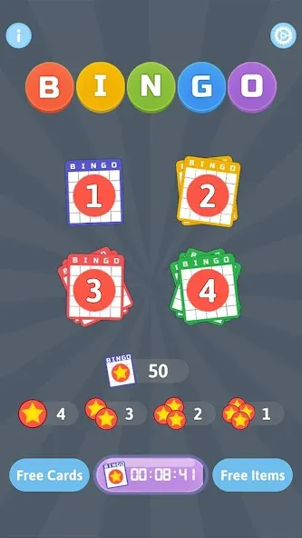 Скачать взлом Bingo Mania - Light Bingo Game [MOD: безлимитные монеты и бонусы] — скриншот 2