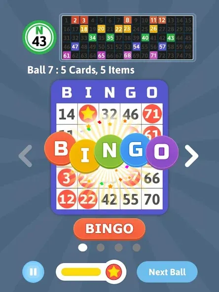 Скачать взлом Bingo Mania - Light Bingo Game [MOD: безлимитные монеты и бонусы] — скриншот 5